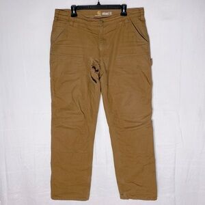 Carhartt Tan Relaxed Fit Work Pants 36